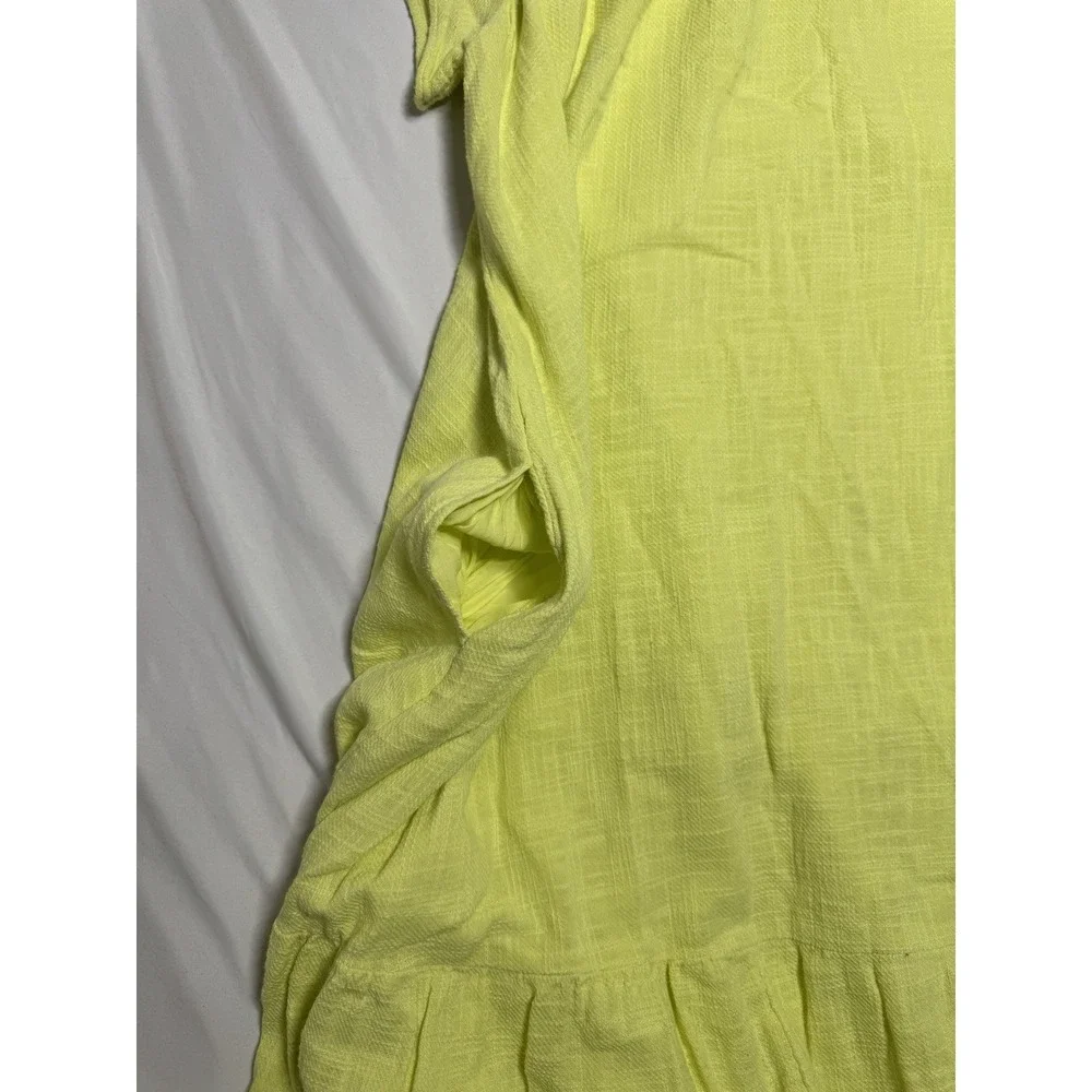 Anthropologie Selah High-Low Maxi Yellow‎ Dress Women's Size 1X Bohemian